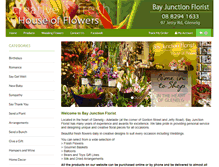 Tablet Screenshot of bayjunctionflorist.com.au